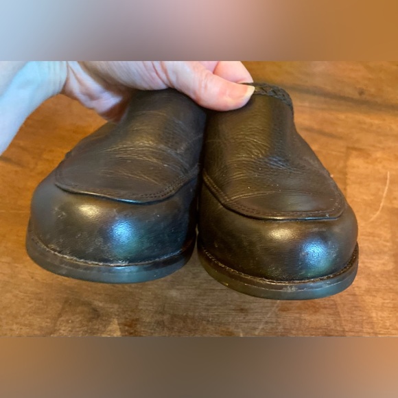 💥Ariat Black Leather Round Toe Mules💥 - Picture 5 of 11